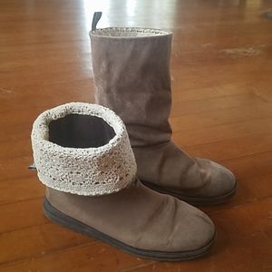 ☆ Muk Luks Foldable Boots Sz 7 ☆